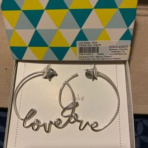 Love hoops-Silver